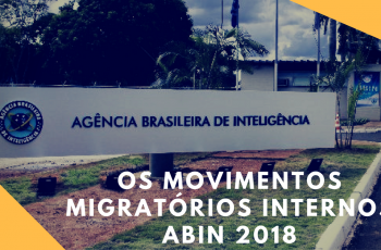 Aula de Geografia ABIN 2018 – Os Movimentos Migratórios Internos
